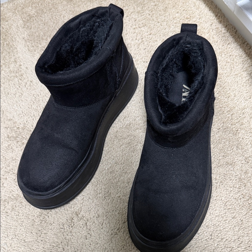 Zara Black Winter & Rain Boots
